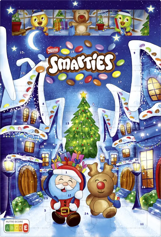 Smarties Melkchocolade Adventskalender 194g