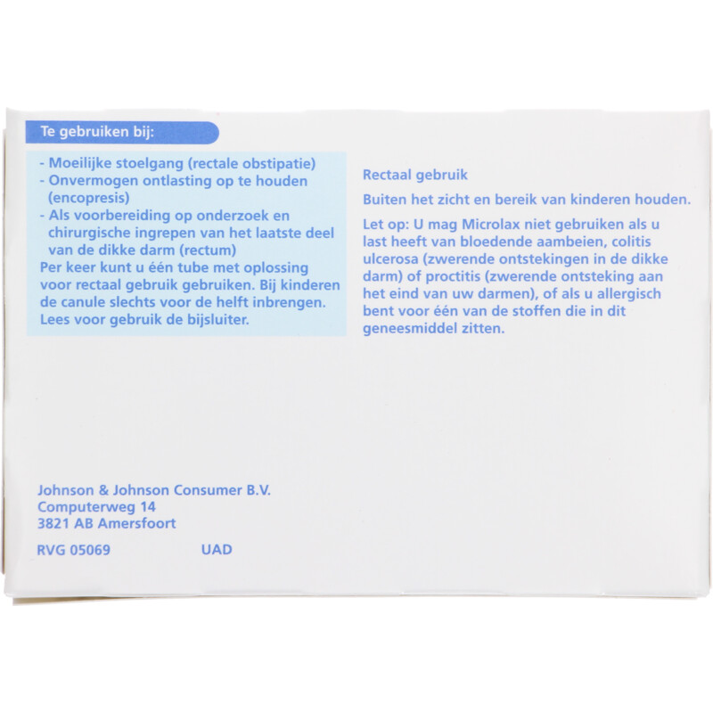 Een afbeelding van Microlax Klysma oplossing