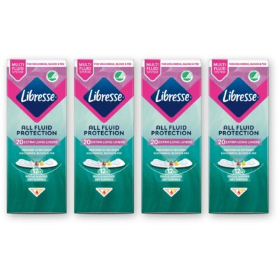pdp-image-Libresse All fluid protection extra long 4-pack