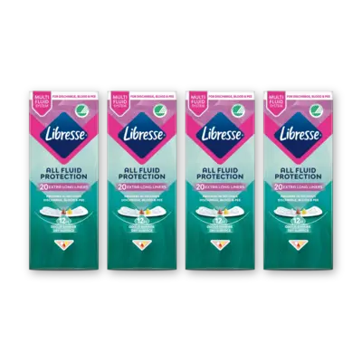 pdp-image-Libresse All fluid protection extra long 4-pack