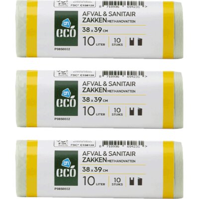 pdp-image-AH Eco Afval en sanitairzakken 10 liter 4-pack