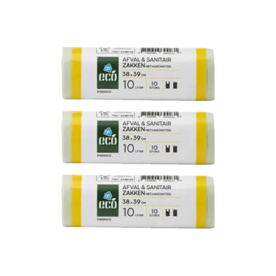pdp-image-AH Eco Afval en sanitairzakken 10 liter 4-pack