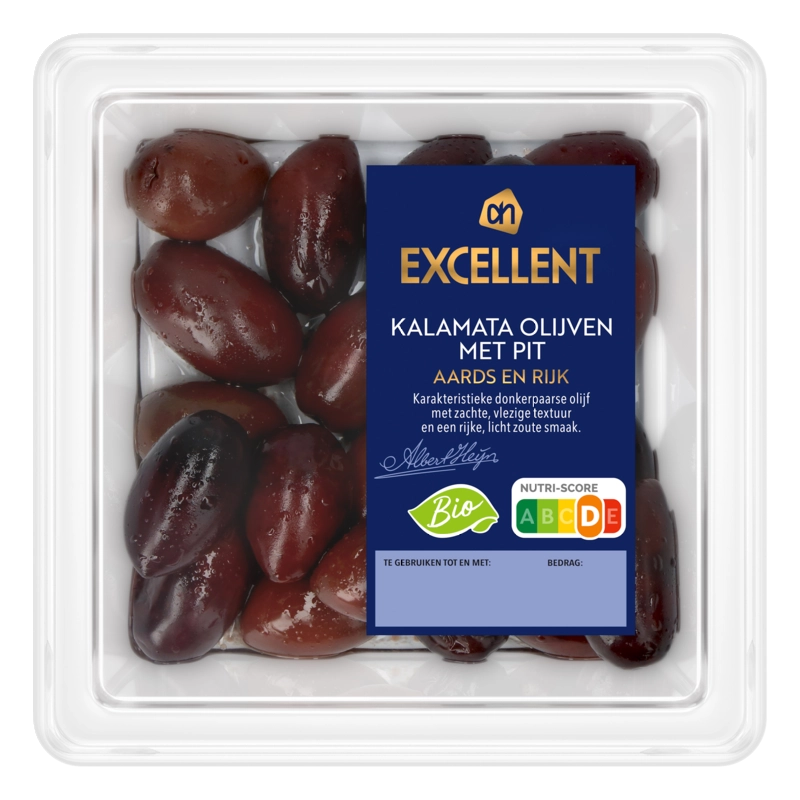 Biologische kalamata olijven met pit