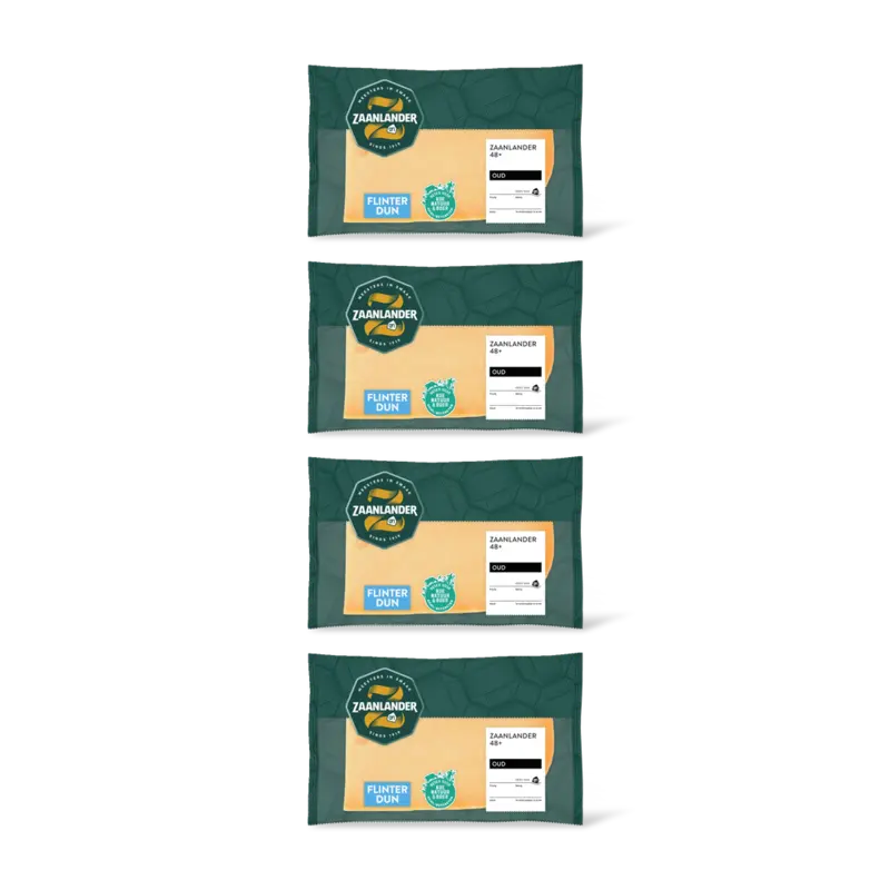 AH Zaanlander Oud 48+ plakken flinterdun 4-pack