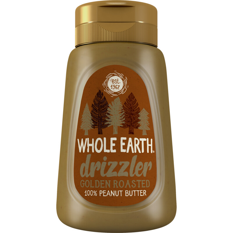 Een afbeelding van Whole earth Drizzler golden roasted peanut butter