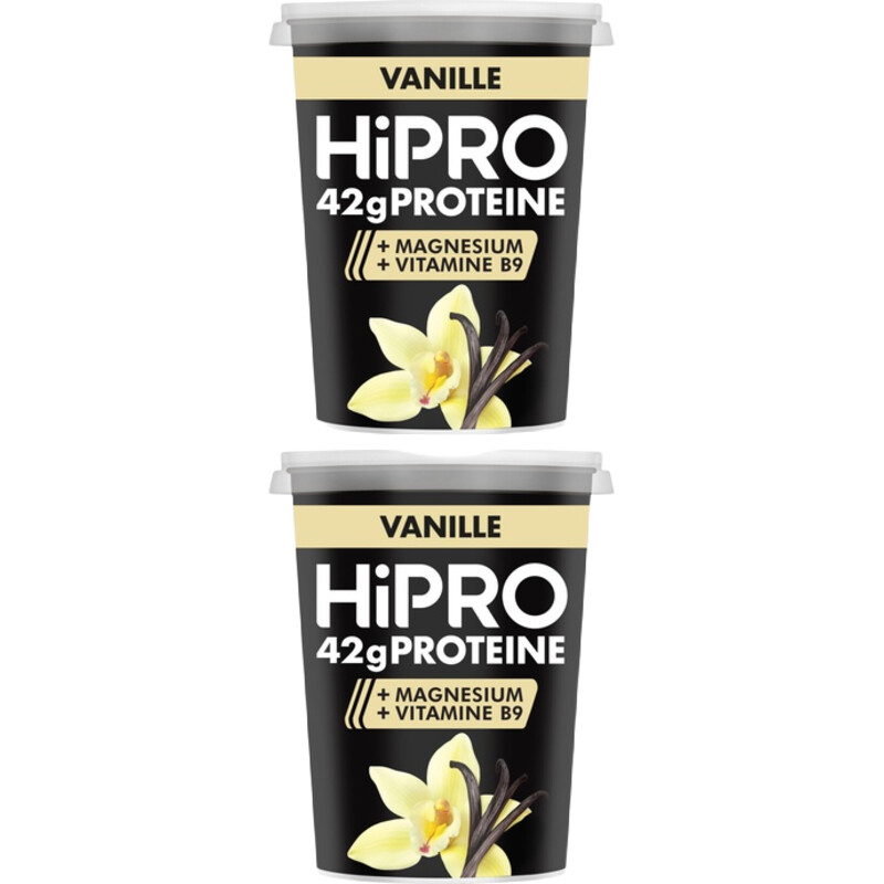 Een afbeelding van HiPRO Protein skyr stijl vanille 2-pack