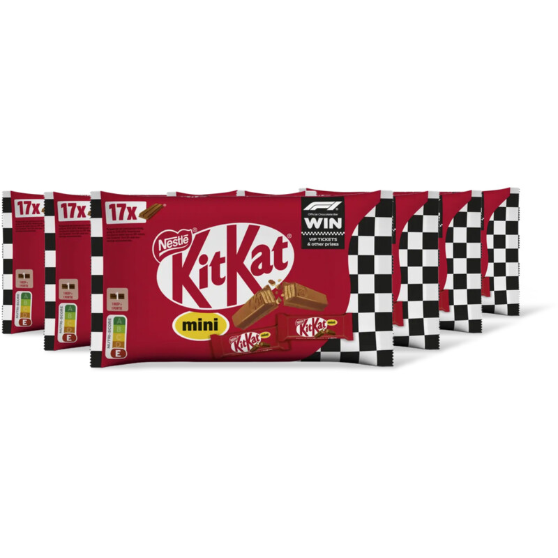 Kitkat Mini melkchocolade uitdeelzak 6-pack