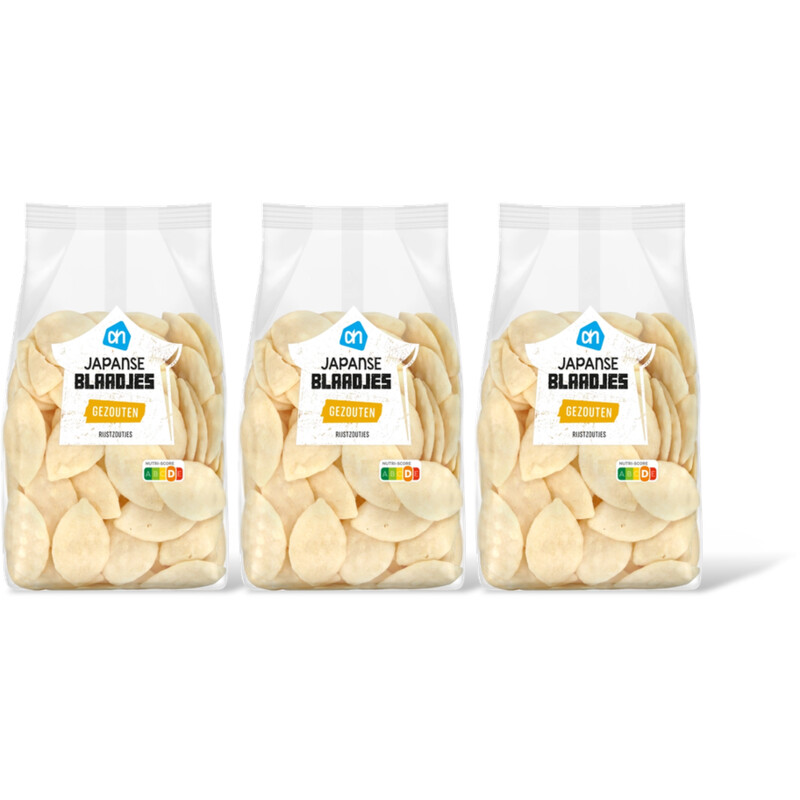 AH Japanse blaadjes gezouten 3-pack