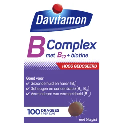 pdp-image-Davitamon B-complex forte + biergist dragees