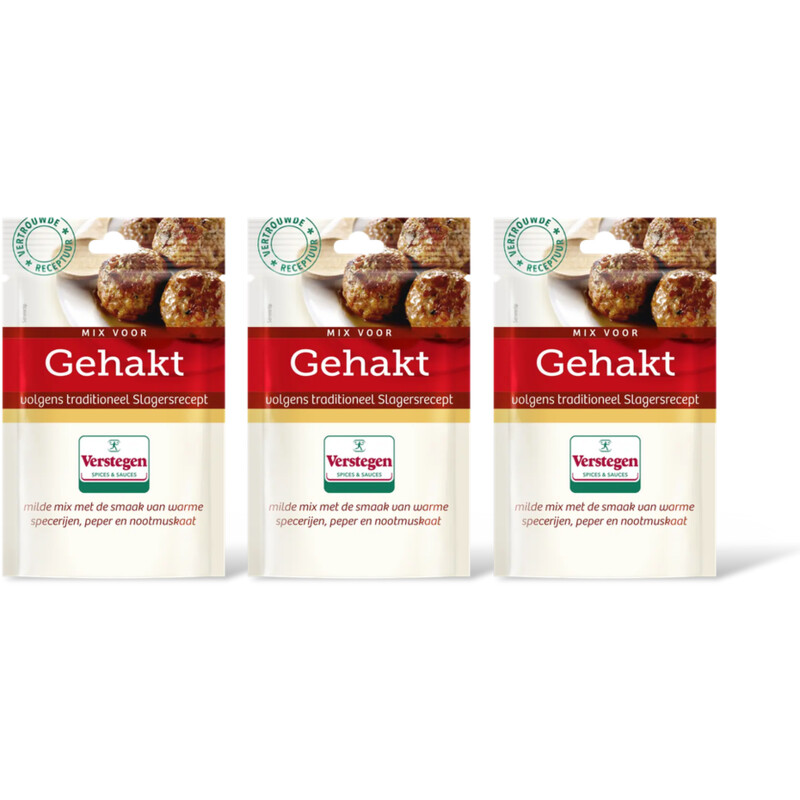 Verstegen Kruidenmix voor gehakt 3-pack