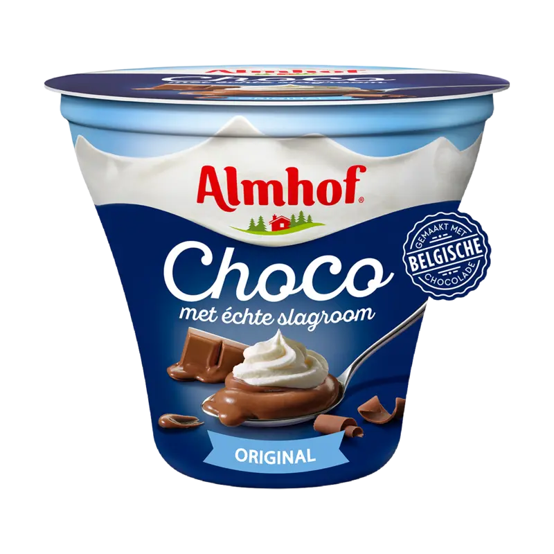 Choco met echte slagroom original