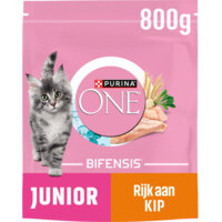 Purina ONE Junior 1-12 maanden rijk aan kip