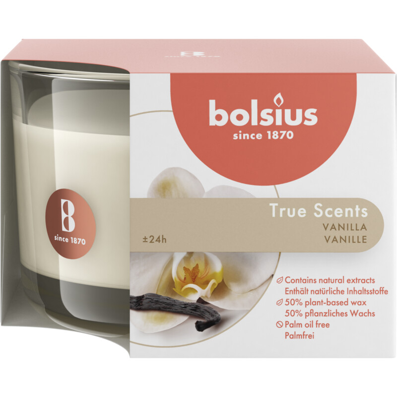 Een afbeelding van Bolsius Bol ts geurgl vanilla max