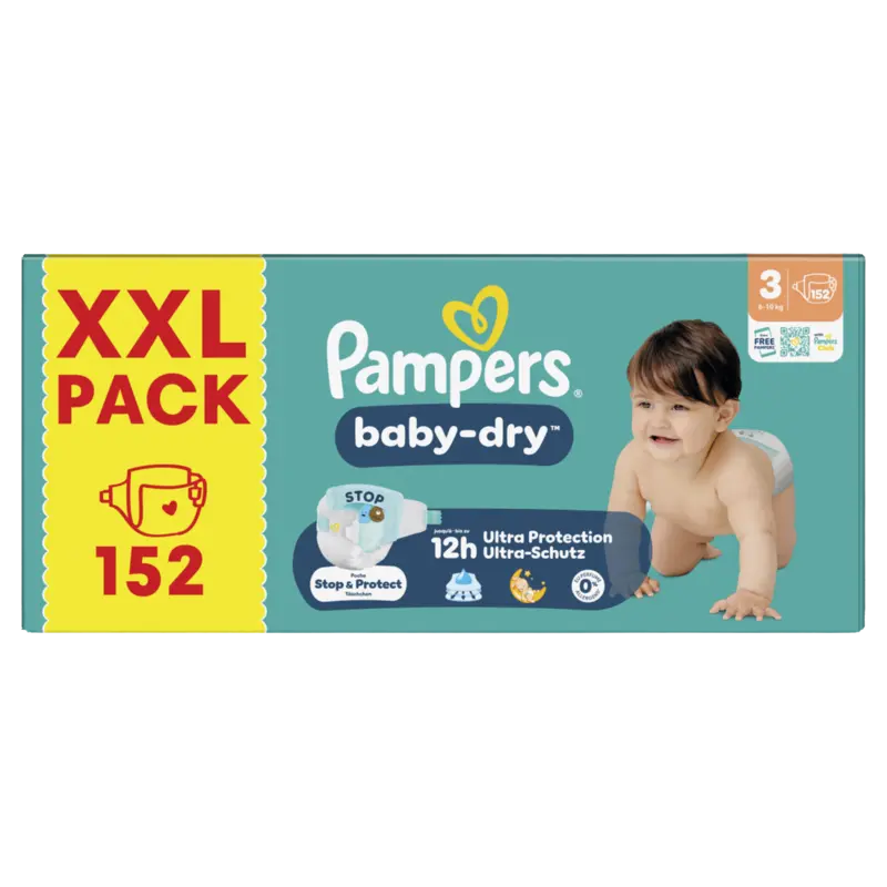 Baby-dry luiers maat 3 XXL pack