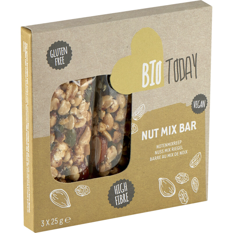 Een afbeelding van BioToday Notenmixreep