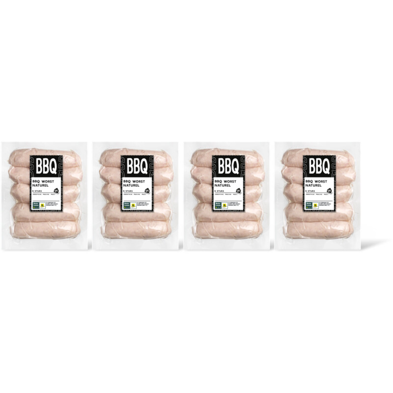 AH BBQ worst naturel 4-pack