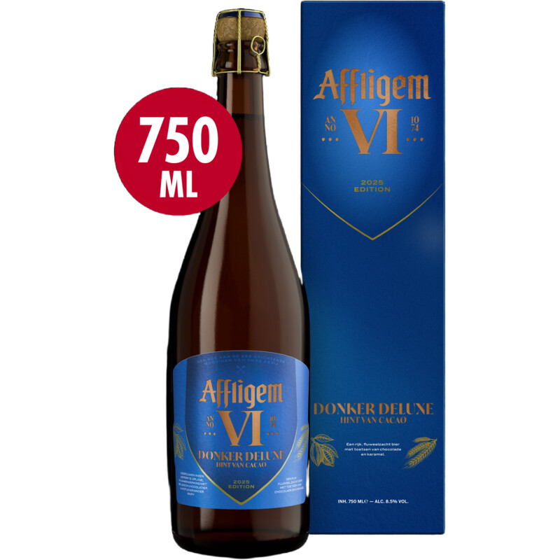 Een afbeelding van Affligem VI donker deluxe