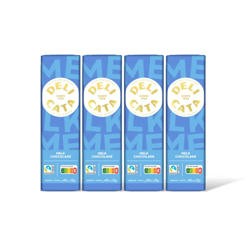 Reep melk chocolade 4-pack