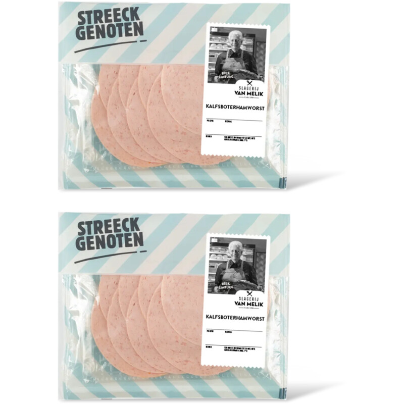 Streeckgenoten Kalfsboterhamworst 2-pack