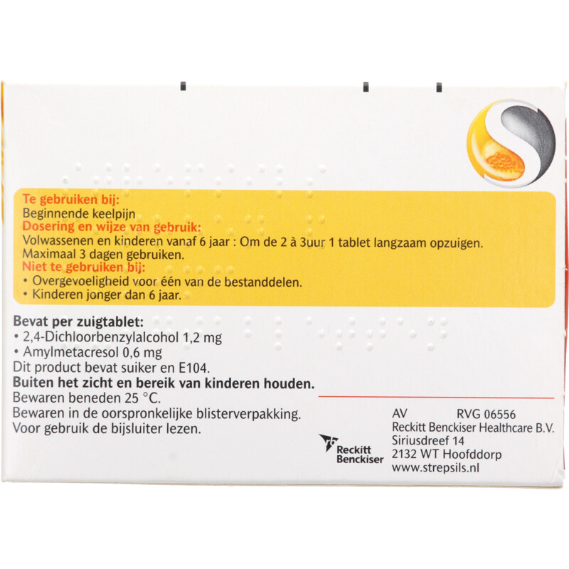 Een afbeelding van Strepsils Keeltabletten citroen & honing