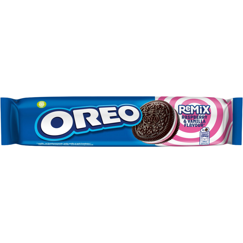 Een afbeelding van Oreo Double remix raspberry & vanilla