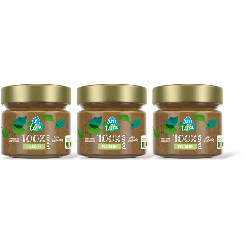 AH Terra Plantaardig 100% pistachepasta 3-pack