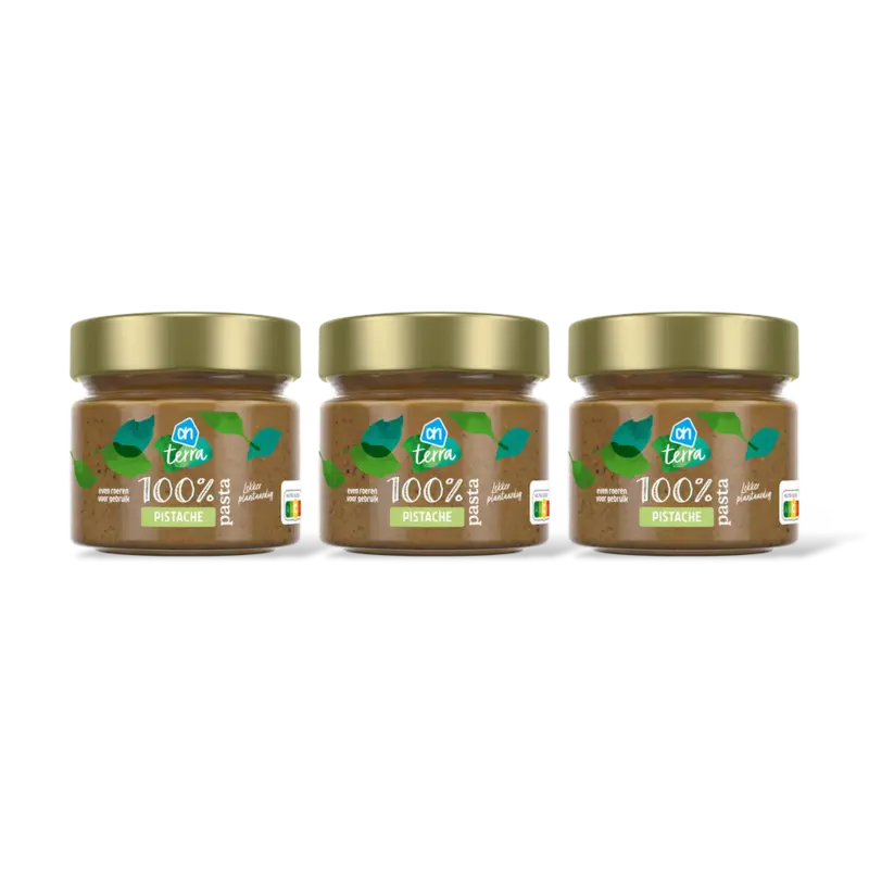 AH Terra Plantaardig 100% pistachepasta 3-pack