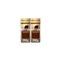 Nescafé Gold deluxe oploskoffie 2-pack