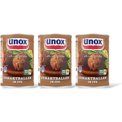 pdp-image-Unox Gehaktballen in jus 3-pack