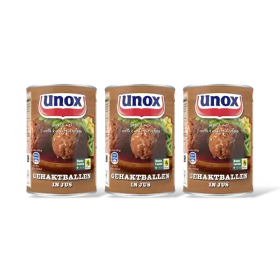 pdp-image-Unox Gehaktballen in jus 3-pack