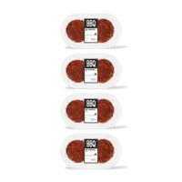 AH BBQ hamburger spicy 4-pack