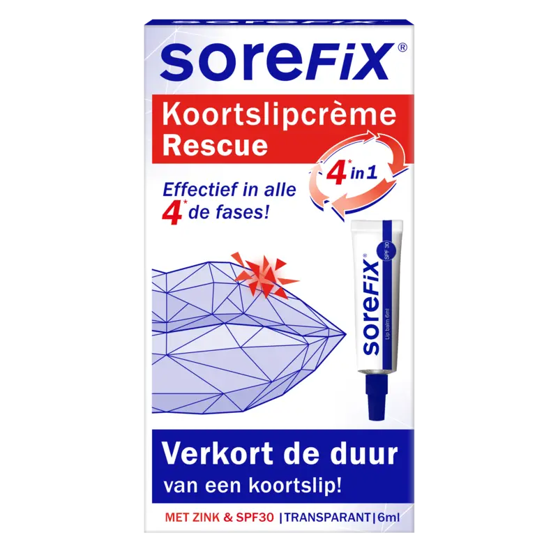 Rescue koortslipcrème 4 in 1