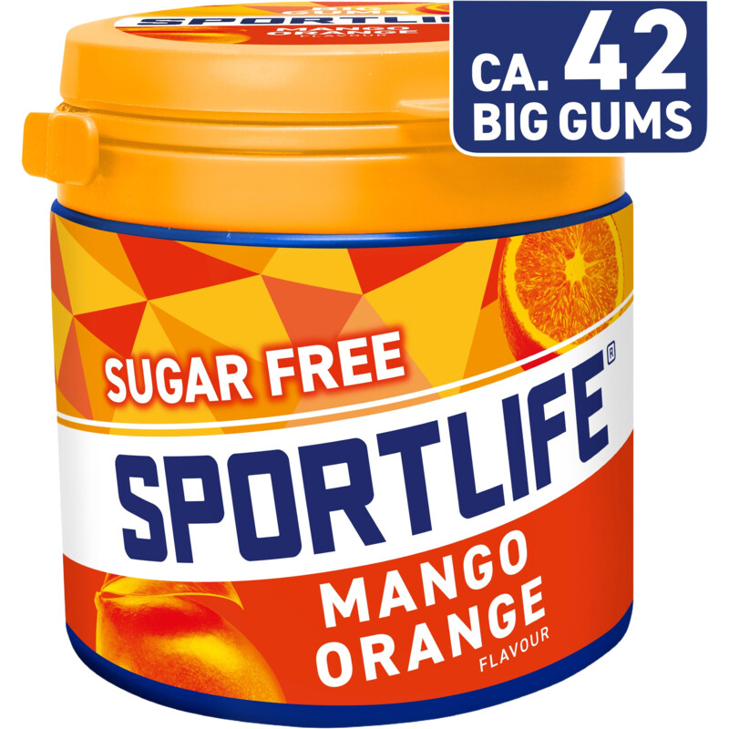 Sportlife Big gums mango orange
