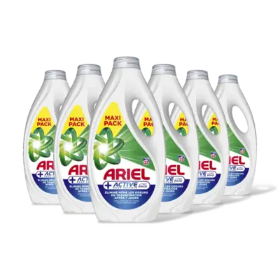 pdp-image-Ariel Vloeibaar+ active wasmiddel 6-pck