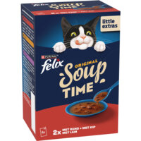 Een afbeelding van Felix Soup original met rund kip lam