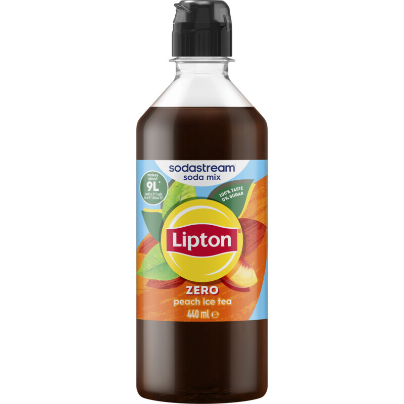 Sodastream Lipton peach zero ice tea siroop