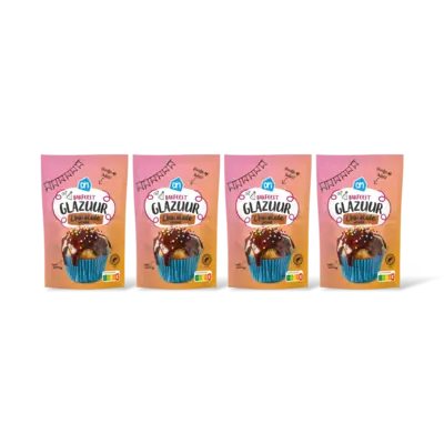 pdp-image-AH Bakfeest glazuur chocolade smaak 4-pack