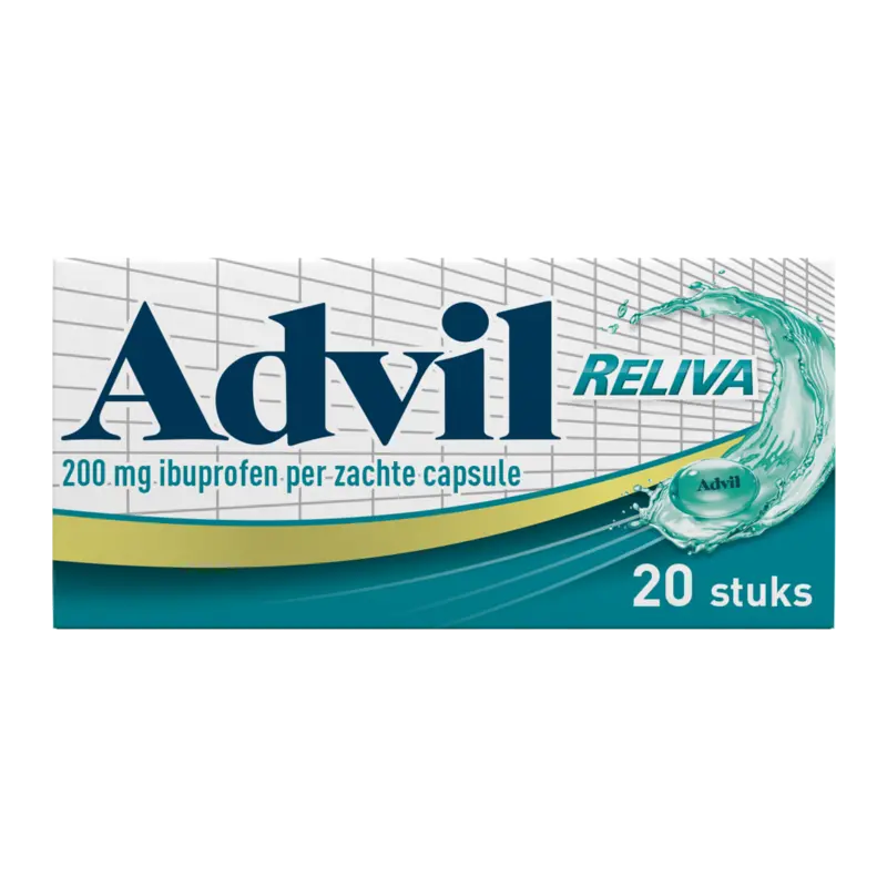 Reliva 200mg ibuprofen zachte capsule