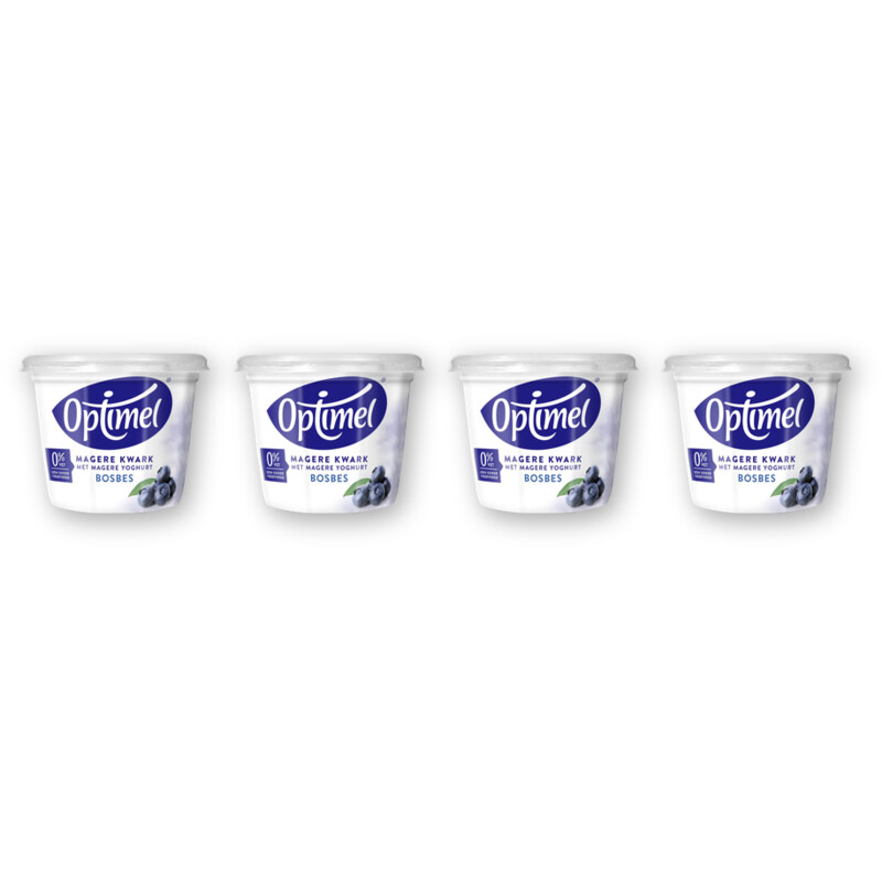Optimel Magere kwark bosbes 4-pack