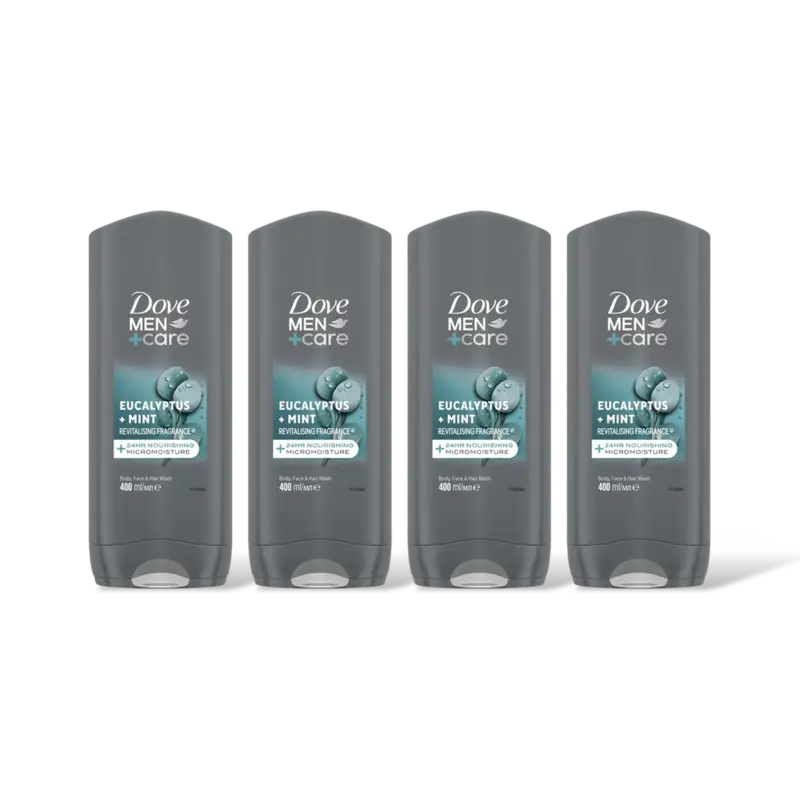 Dove Men+care eucalyptus & mint 4-pack