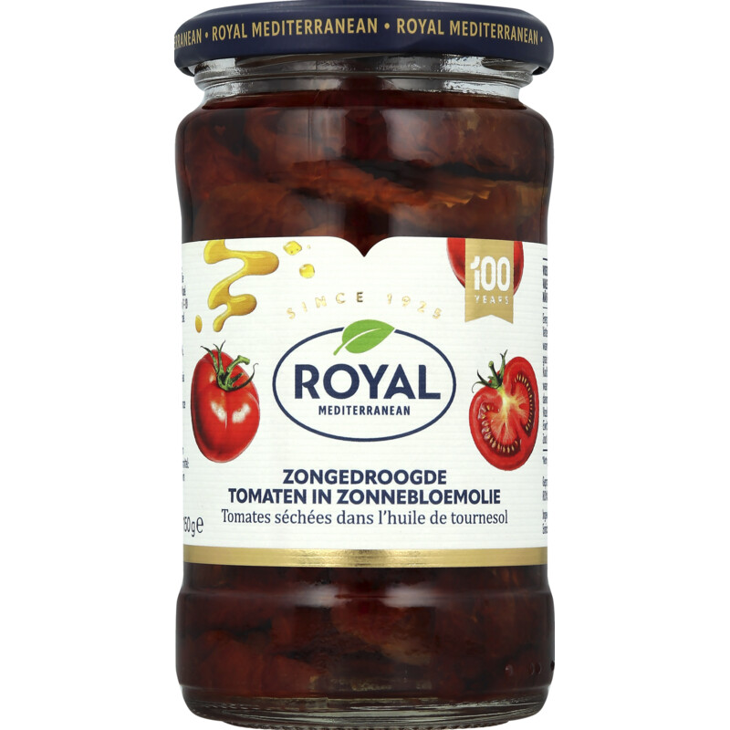 Een afbeelding van Royal Zongedroogde tomaten in olie