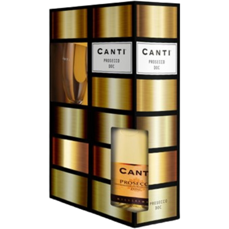 Een afbeelding van Canti Prosecco geschenk 2 glazen