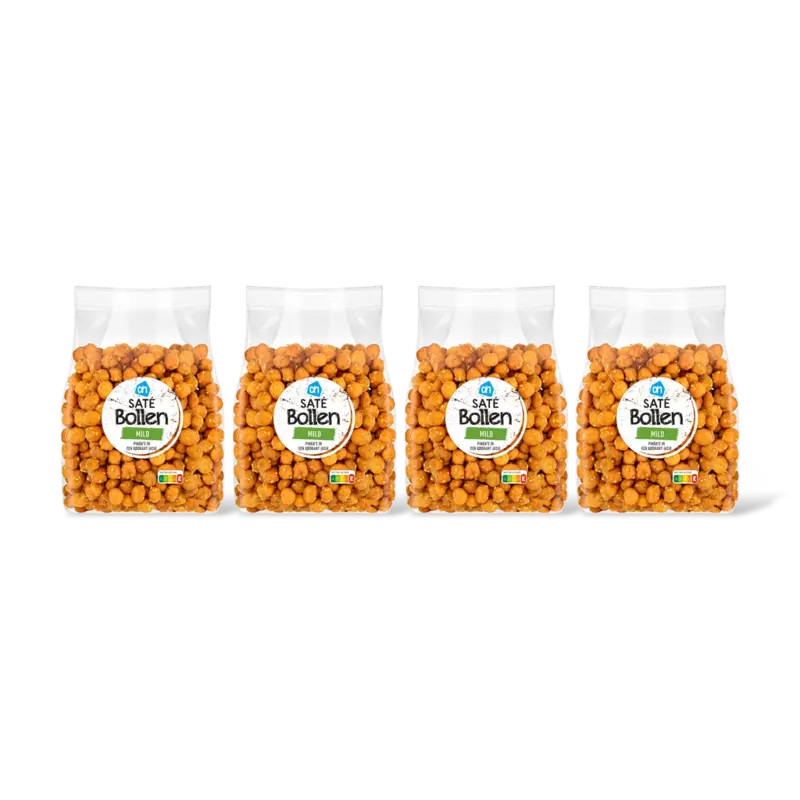Saté bollen mild 4-pack