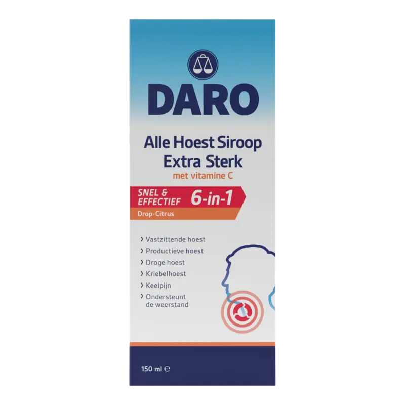 Alle hoest siroop met vitamine c