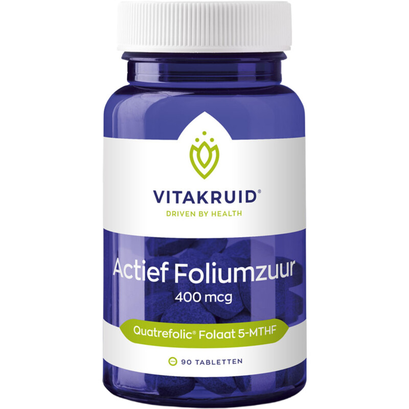 Vitakruid Actief foliumzuur 400mcg