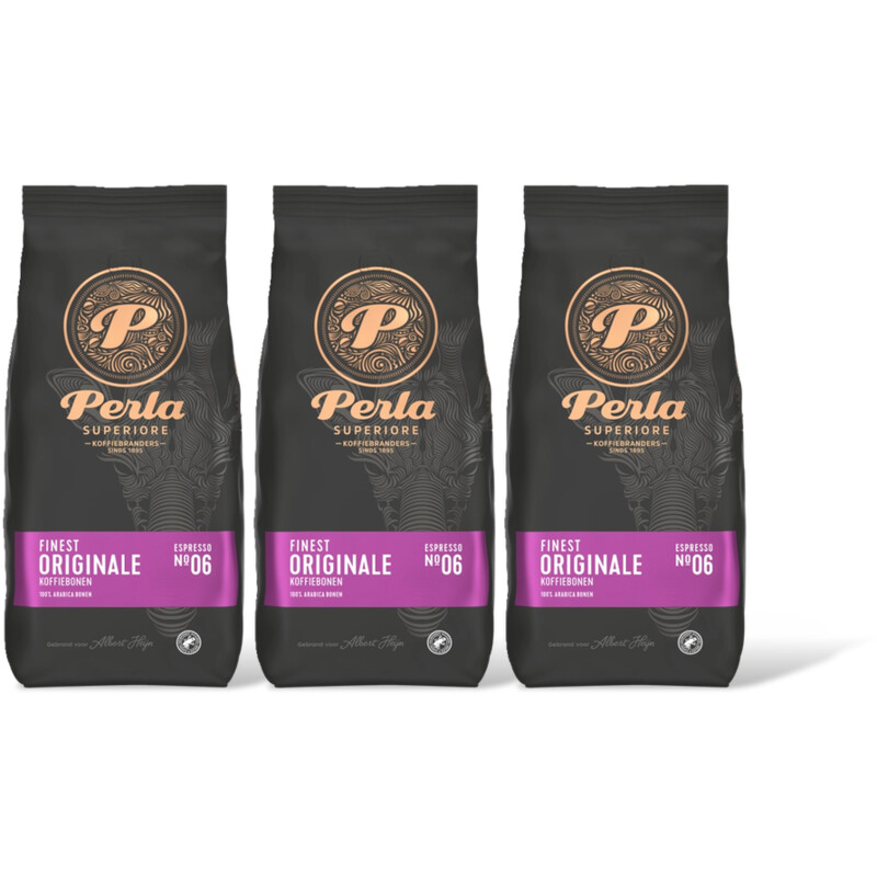 Perla Superiore Finest originale koffiebonen 3-pack