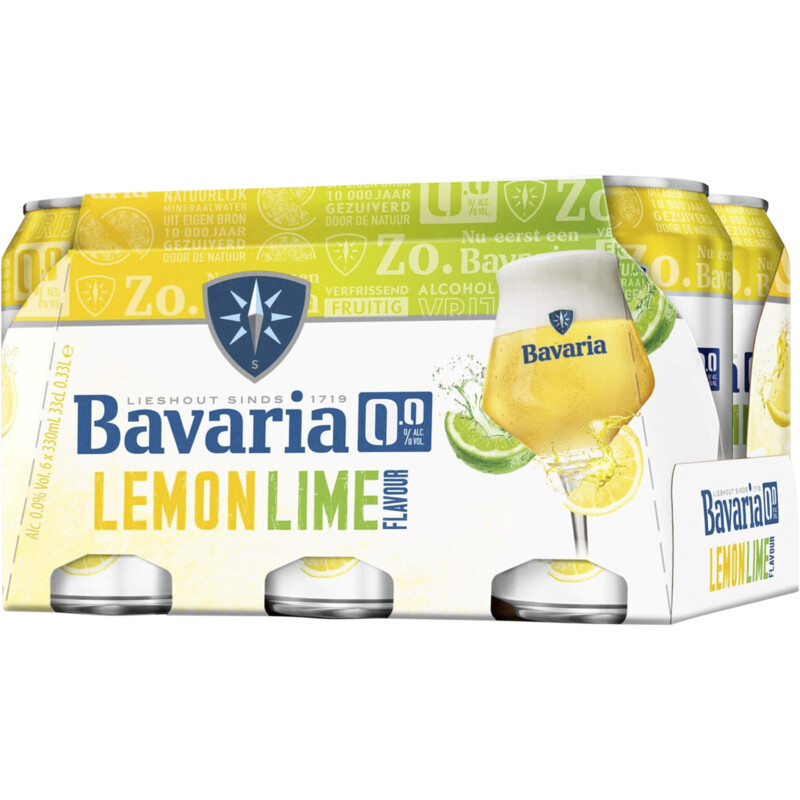 Bavaria 0.0% Fruity lemon lime 6-pack