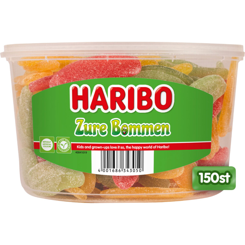 Een afbeelding van Haribo Zure bommen