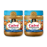 Calvé Pindakaas light 2-pack
