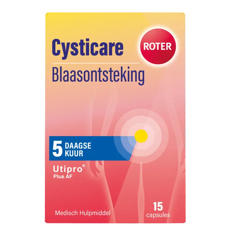 Cysticare 5-daagse kuur tegen blaas- en plasproblemen, 15 capsules